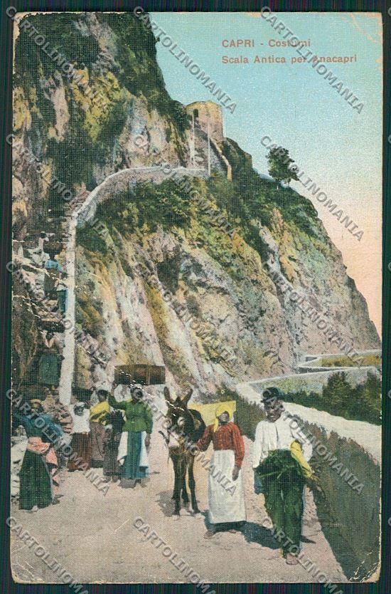 Napoli Isola di Capri PIEGHE cartolina ZC2314 – fronte