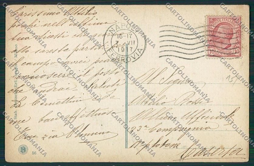 Napoli Isola di Capri PIEGHE cartolina ZC2314 – retro
