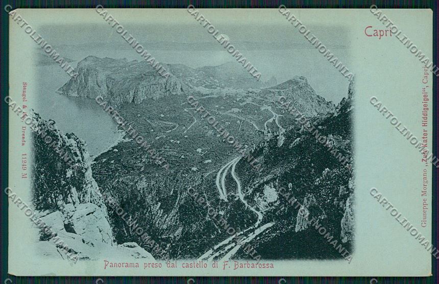Napoli Isola di Capri Chiaro di Luna cartolina ZC2333 – fronte