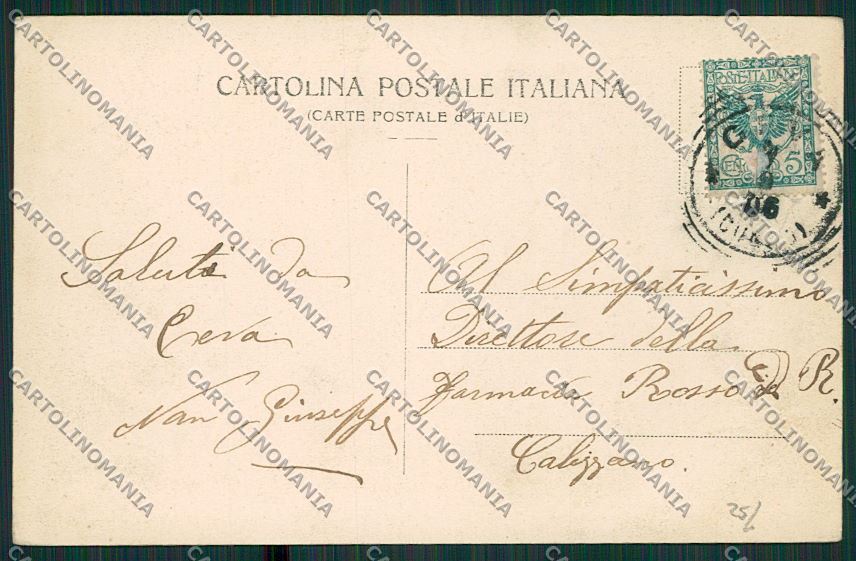 Cuneo Ceva cartolina ZC2349 – retro