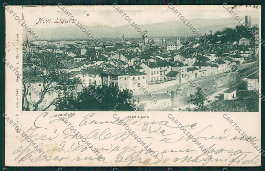 Alessandria Novi Ligure cartolina ZC2367 – fronte