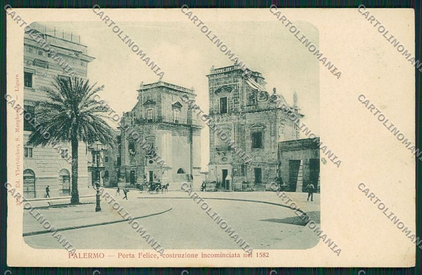 Palermo Città Porta Felice cartolina ZC2374 – fronte