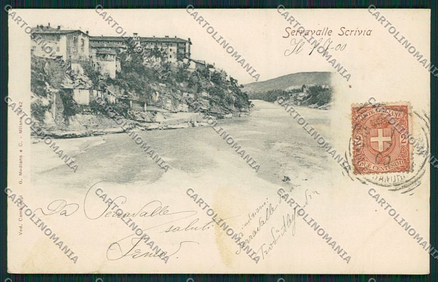 Alessandria Serravalle Scrivia cartolina ZC2377 – fronte