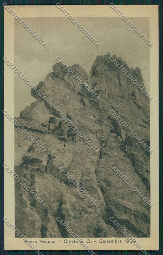Verbania Pizzo Bianco Ascensione Cresta Sud Ovest Alpinismo cartolina ZC2386 – fronte