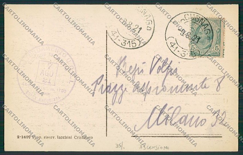 Verbania Pizzo Bianco Ascensione Cresta Sud Ovest Alpinismo cartolina ZC2386 – retro