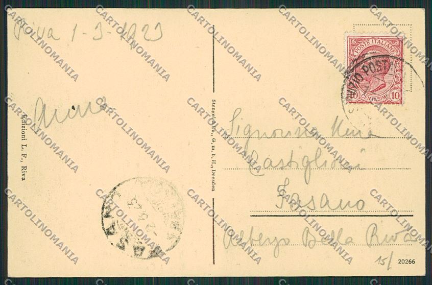 Trento Riva del Garda cartolina ZC2410 – retro
