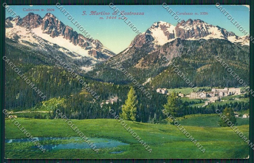 Trento San Martino di Castrozza cartolina ZC2420 – fronte