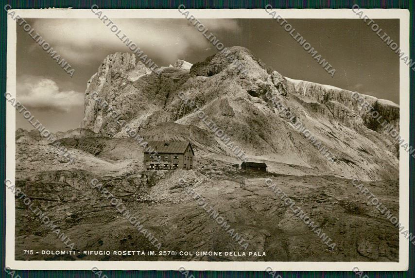Trento Dolomiti di Brenta Rifugio Rosetta Foto cartolina ZC2482 – fronte