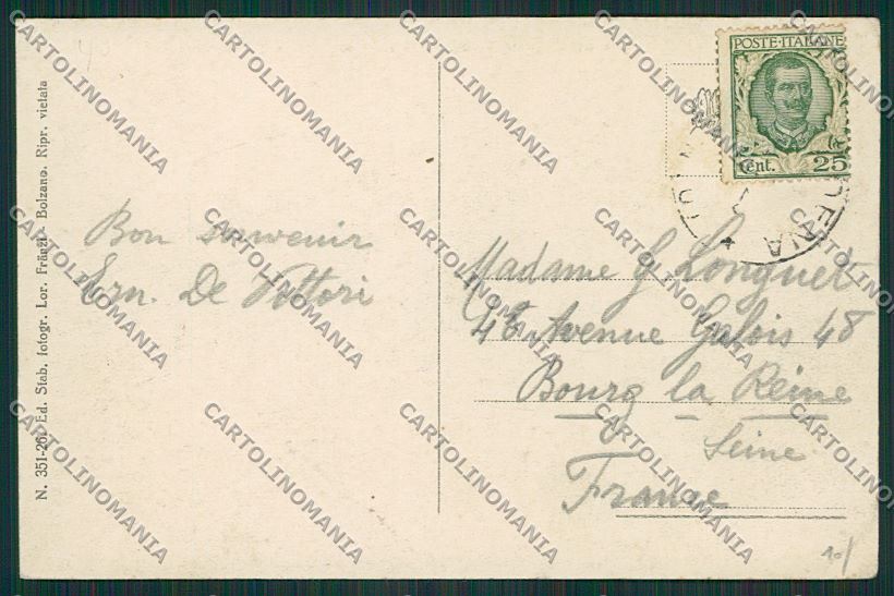 Trento Moena di Fiemme cartolina ZC2493 – retro
