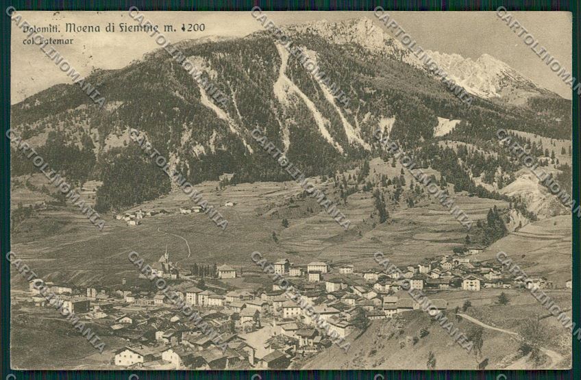 Trento Moena di Fiemme cartolina ZC2505 – fronte