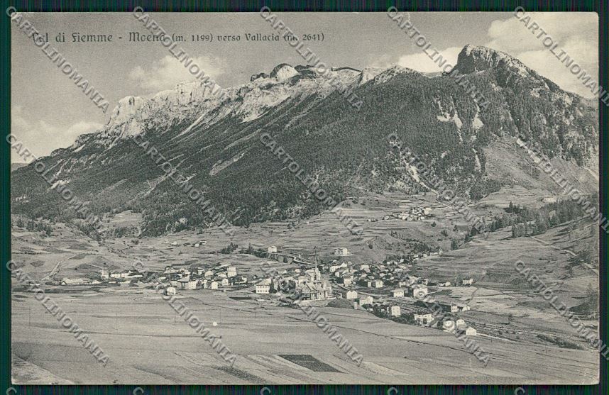 Trento Moena di Fiemme PIEGATA cartolina ZC2516 – fronte