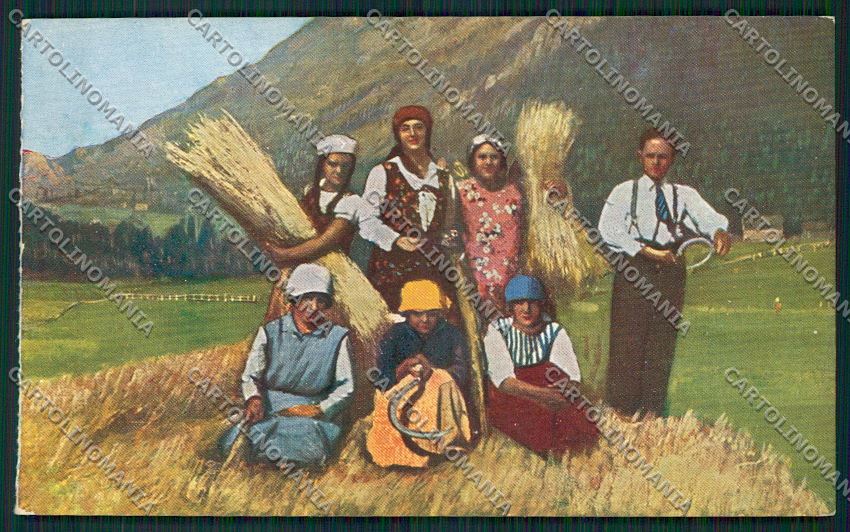 Trento Moena di Fiemme Celebrazione del Pane cartolina ZC2519 – fronte