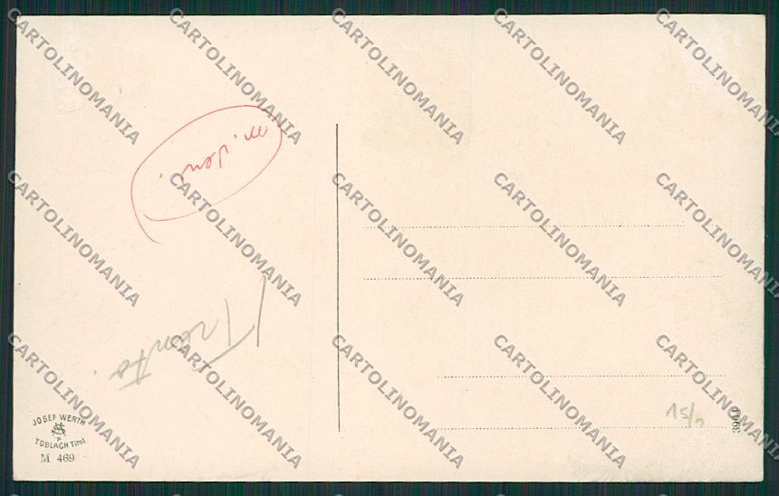 Trento Canazei PIEGHINA COLLA cartolina ZC2535 – retro