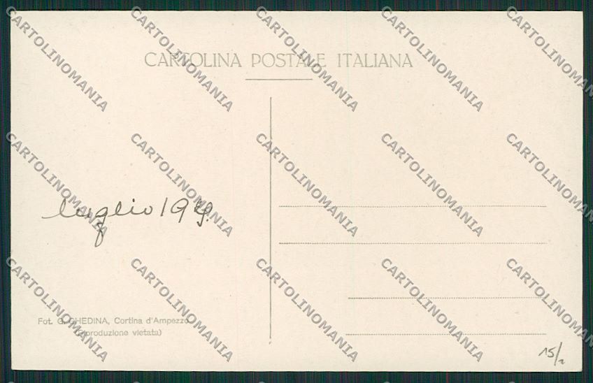 Trento Canazei Foto cartolina ZC2543 – retro