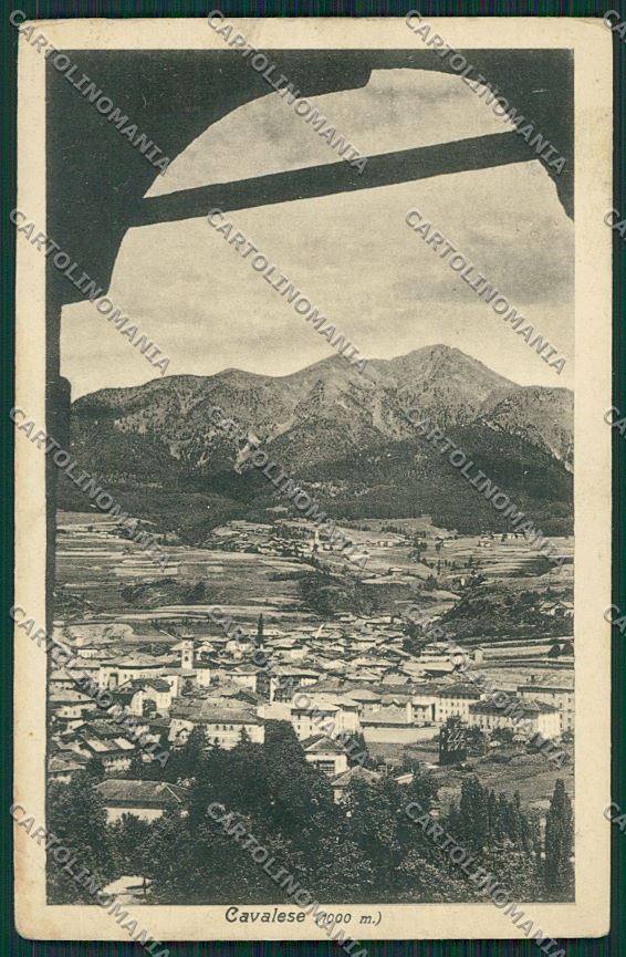 Trento Cavalese PIEGA cartolina ZC2551 – fronte
