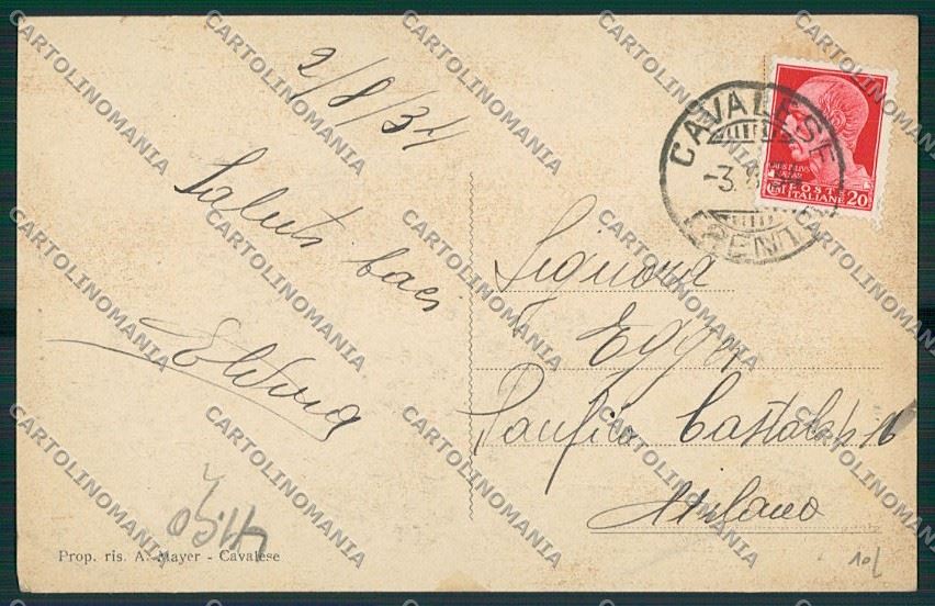 Trento Cavalese cartolina ZC2554 – retro