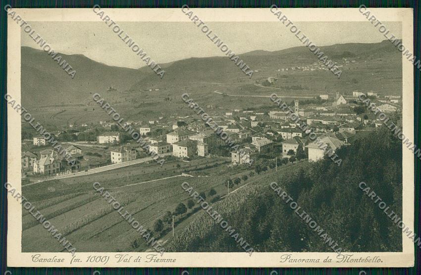 Trento Cavalese cartolina ZC2571 – fronte
