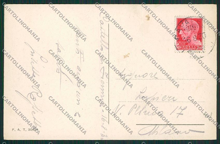 Trento Cavalese cartolina ZC2571 – retro