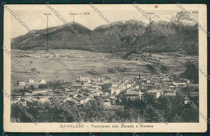 Trento Cavalese cartolina ZC2574 – fronte