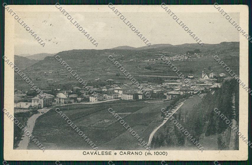 Trento Cavalese Carano cartolina ZC2577 – fronte