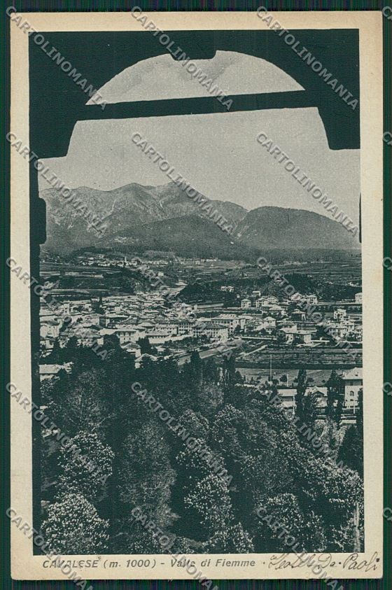 Trento Cavalese cartolina ZC2580 – fronte