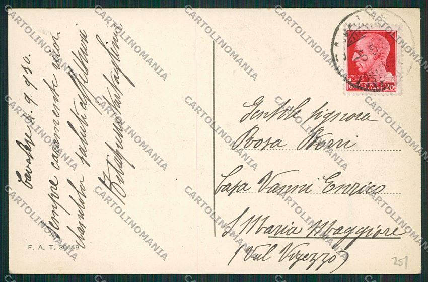 Trento Cavalese cartolina ZC2586 – retro