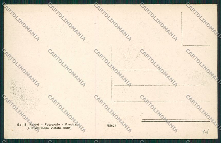 Trento Predazzo cartolina ZC2588 – retro
