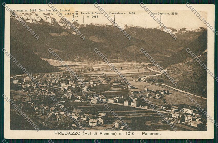 Trento Predazzo cartolina ZC2595 – fronte