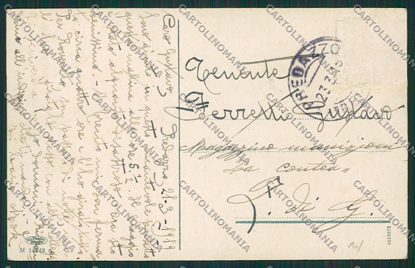 Trento Predazzo cartolina ZC2596 – retro