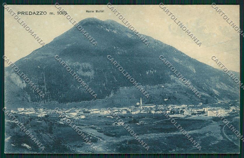 Trento Predazzo PIEGHINA cartolina ZC2599 – fronte