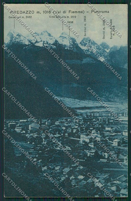 Trento Predazzo cartolina ZC2600 – fronte