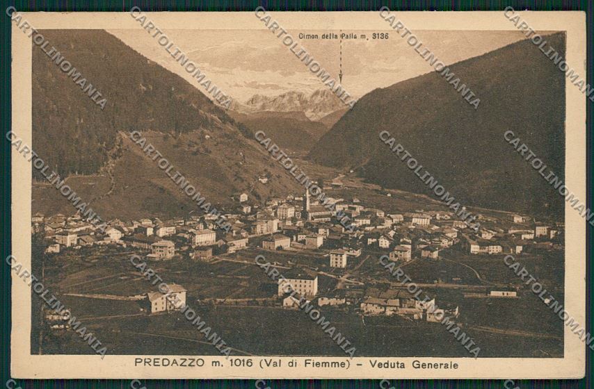 Trento Predazzo cartolina ZC2603 – fronte
