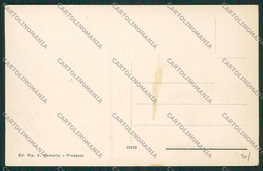 Trento Predazzo cartolina ZC2612 – retro