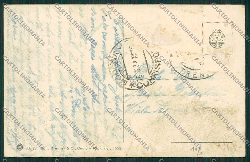 Trento Torbole TRACCE UMIDO cartolina ZC2625 – retro