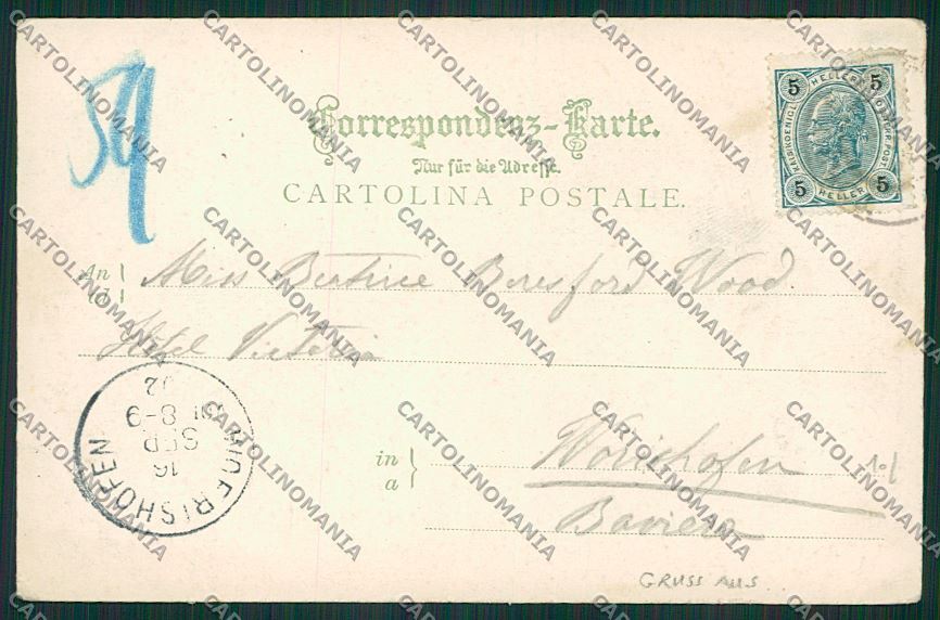 Trento Torbole cartolina ZC2628 – retro
