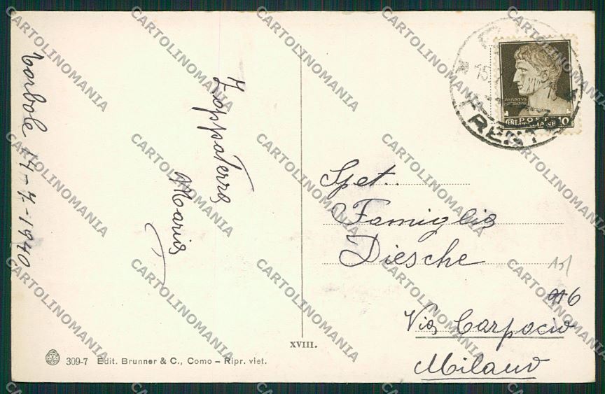Trento Torbole cartolina ZC2649 – retro