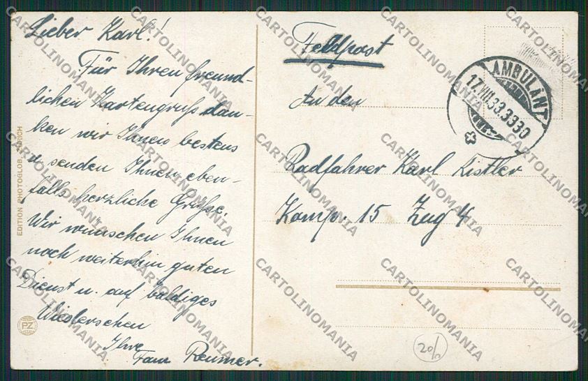 Trento Torbole cartolina ZC2659 – retro