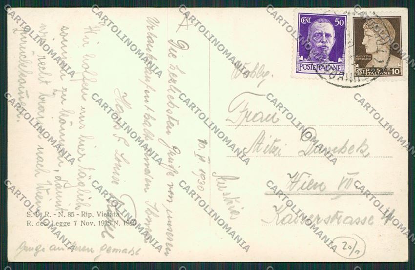 Trento Torbole Battello cartolina ZC2662 – retro