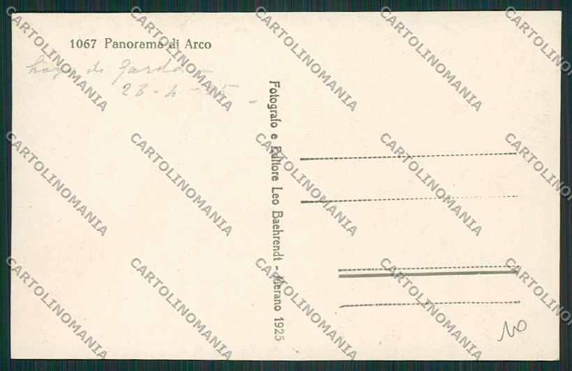 Trento Arco Foto cartolina ZC2721 – retro