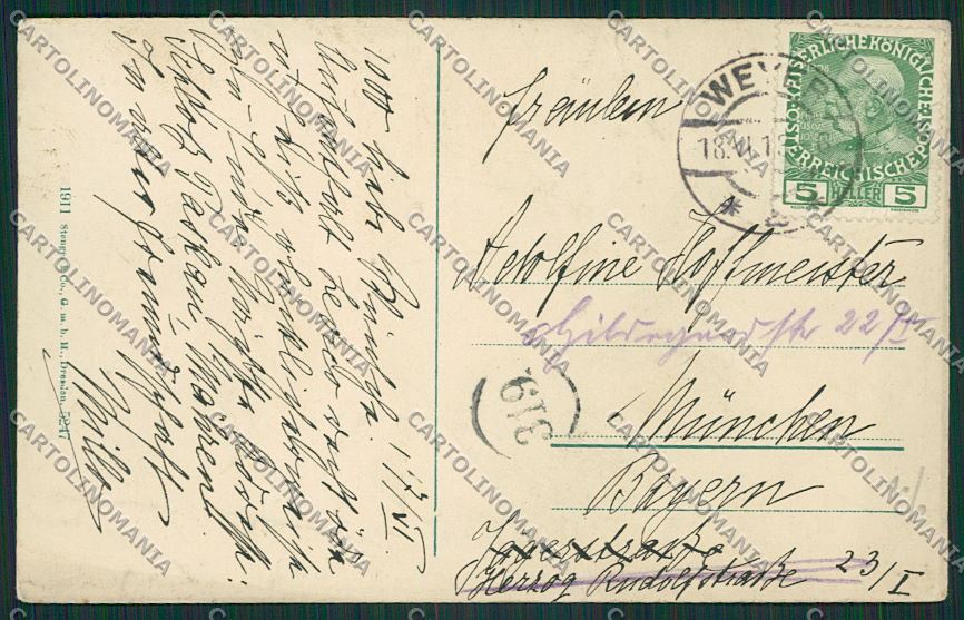 Trento Levico cartolina ZC2726 – retro