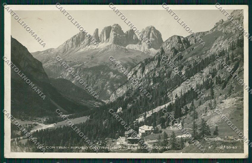Trento Massiccio della Marmolada Rifugio Contrin Foto cartolina ZC2738 – fronte