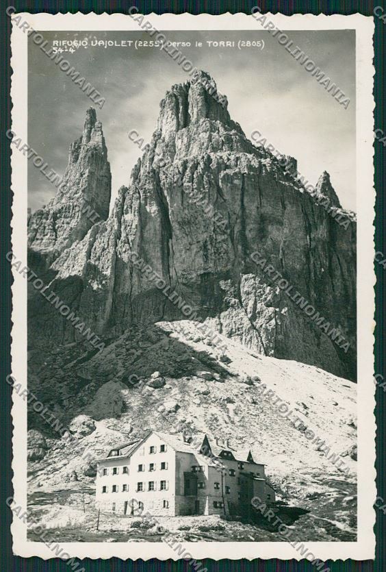 Trento Vigo di Fassa Rifugio Vajolet Foto cartolina ZC2760 – fronte