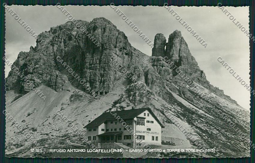 Bolzano Dobbiaco Rifugio Antonio Locatelli Foto cartolina ZC2763 – fronte
