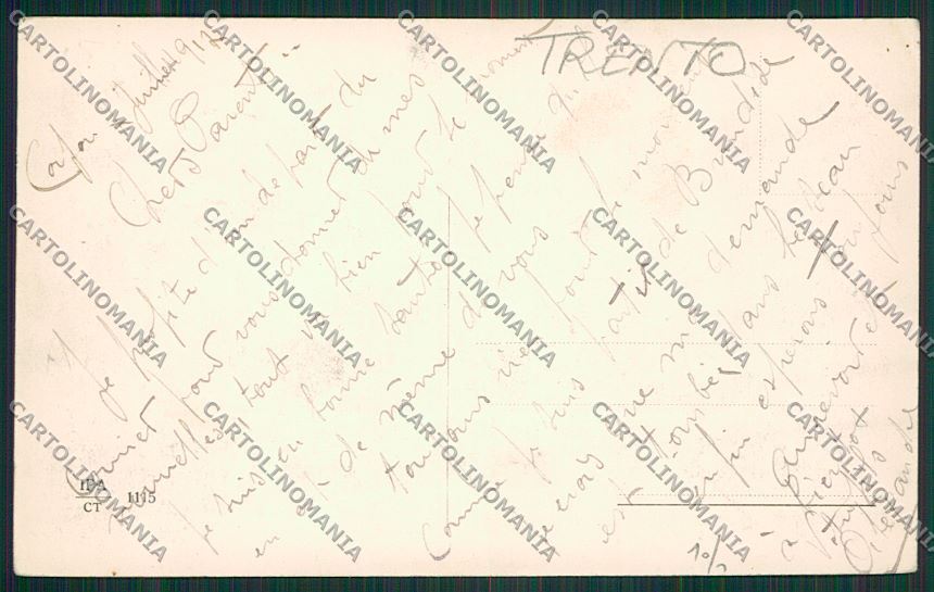 Trento Borgo cartolina ZC2783 – retro