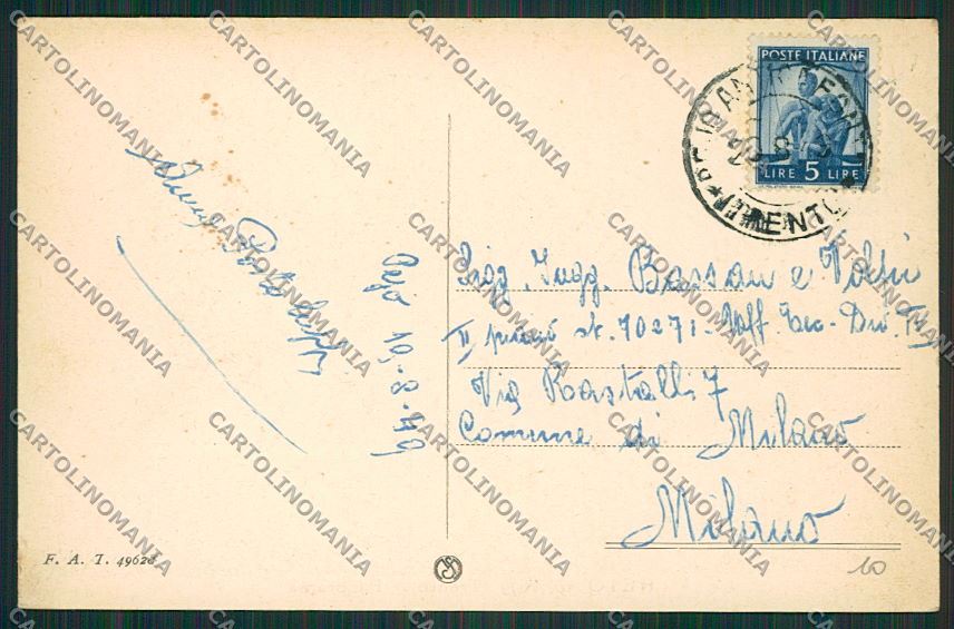 Trento Pejo cartolina ZC2787 – retro