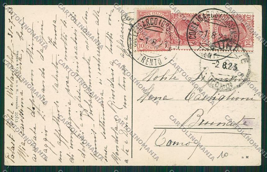 Bolzano Gossensass Colle Isarco cartolina ZC2788 – retro