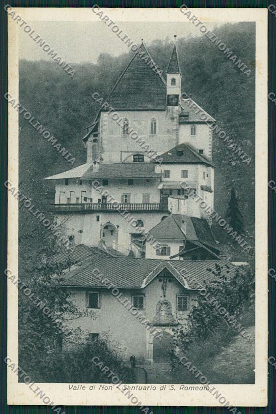 Trento Val di Non Santuario San Romedio cartolina ZC2812 – fronte