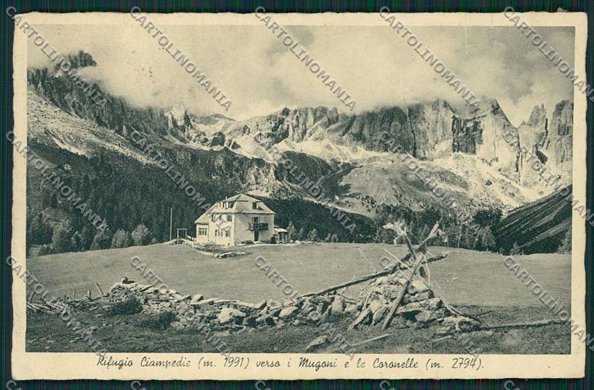 Trento Vigo di Fassa Rifugio Ciampedie cartolina ZC2817 – fronte