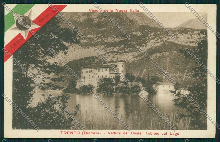 Trento Lago Castel Toblino cartolina ZC2819 – fronte