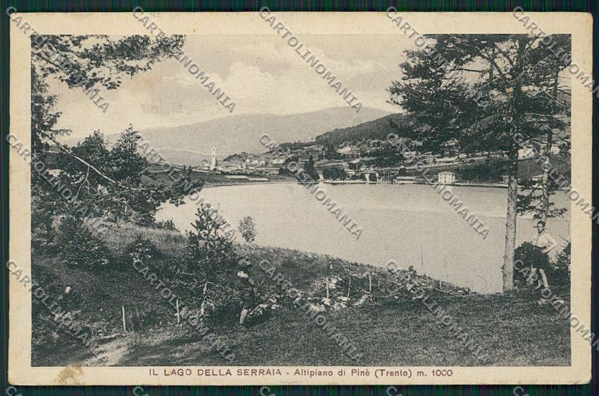 Trento Pinè Lago della Serraia cartolina ZC2843 – fronte